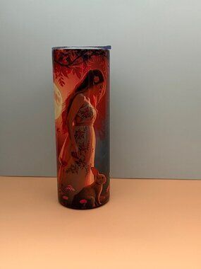 Cottagecore Moonlit Fantasy Skinny Tumbler 20oz Stainless Steel